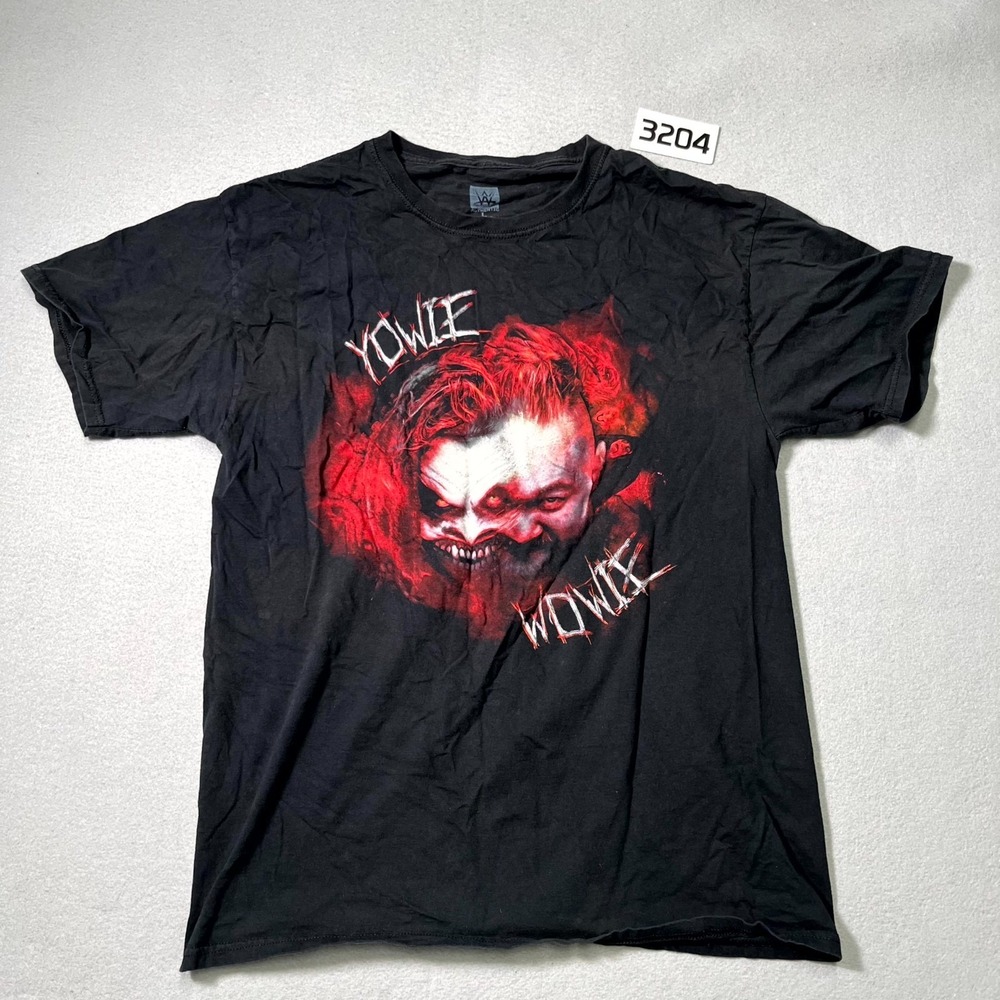 WWE Authentic Bray Wyatt T Shirt Women Large Black Yowie Wowie Let Me In Graphic